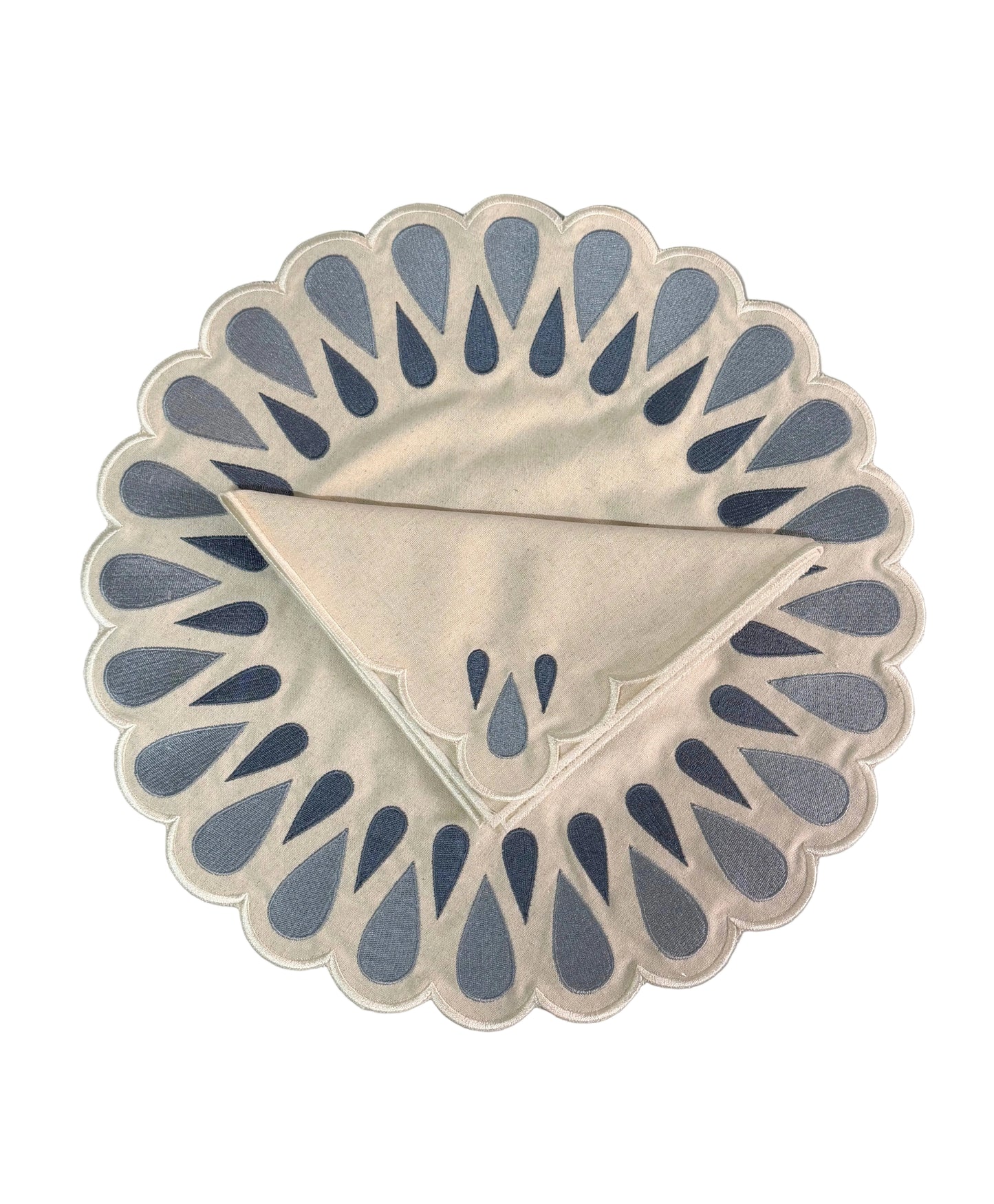 Juego de individuales modelo gota