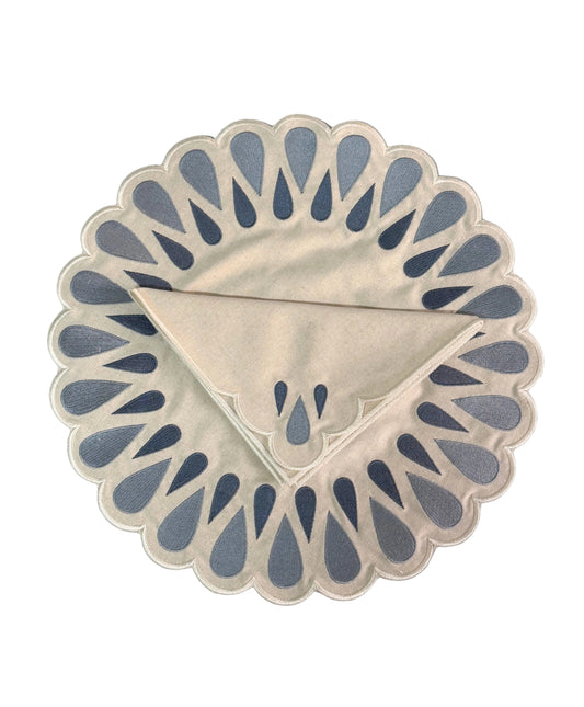 Juego de individuales modelo gota