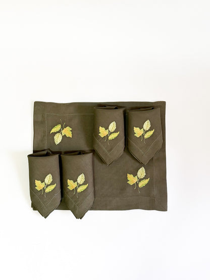 Individuales con servilleta