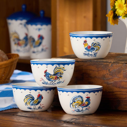 Juego de 4 bowls de Gallo