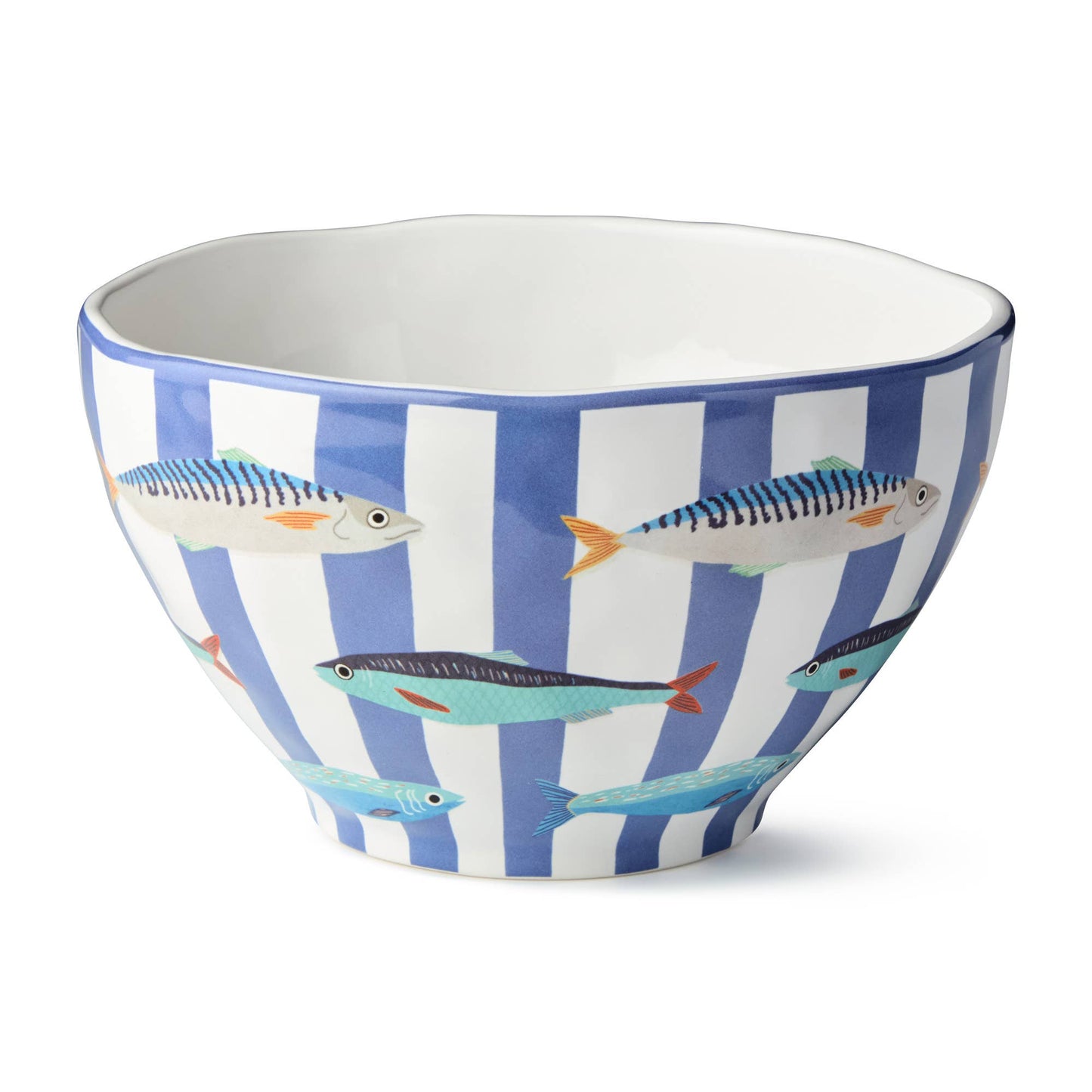 Deep bowl de cerámica l Something fishy