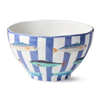Deep bowl de cerámica l Something fishy