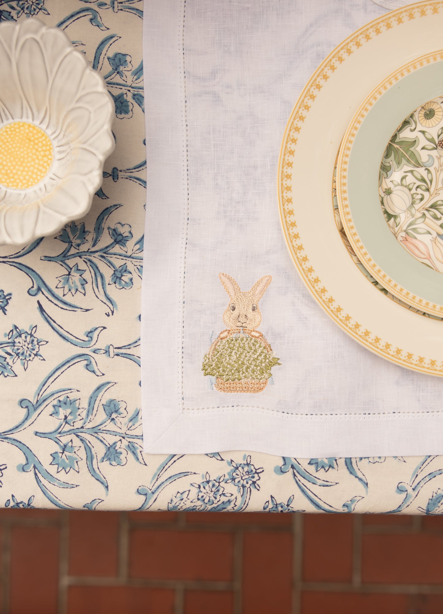 Juego de Individuales bordado agave