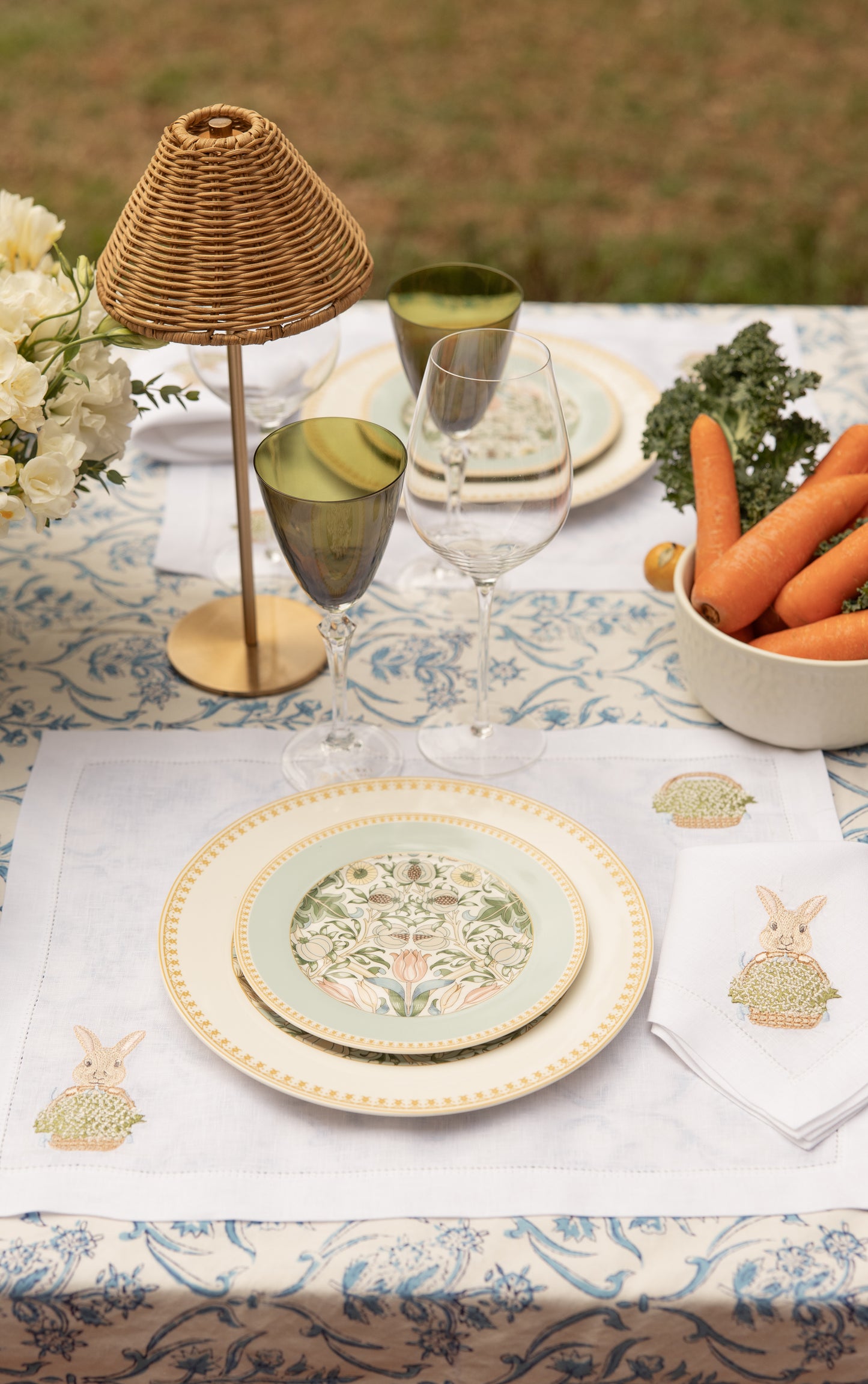 Juego de Individuales bordado agave