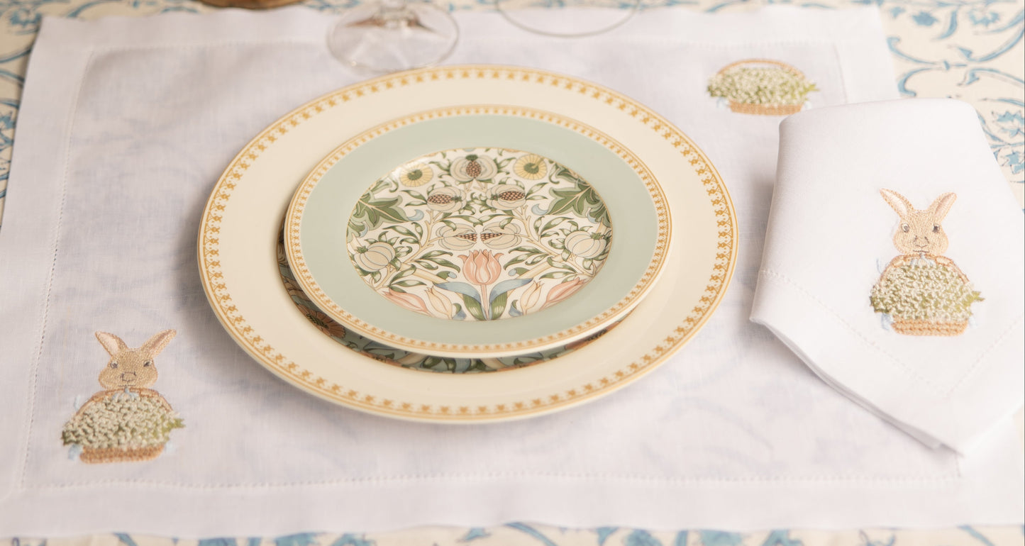 Juego de Individuales bordado agave