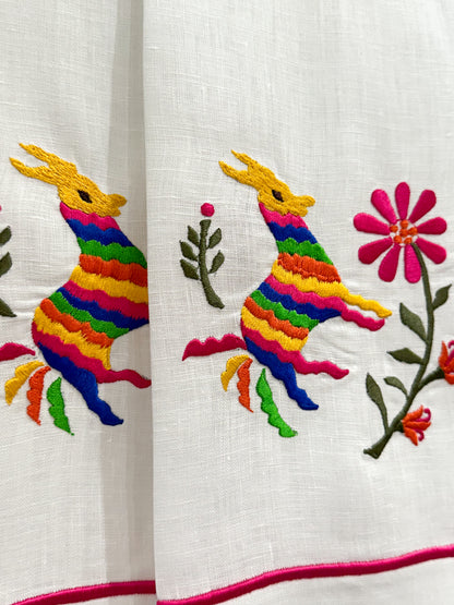 Par de toallas de mano Tenango caballo
