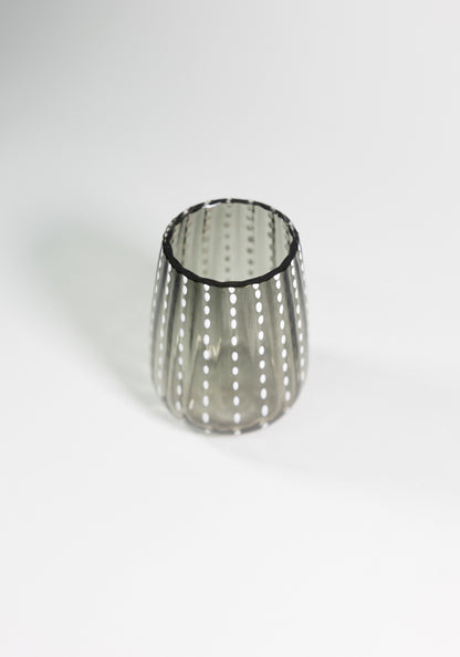 Juego de 4 vasos de cristal l Color Humo