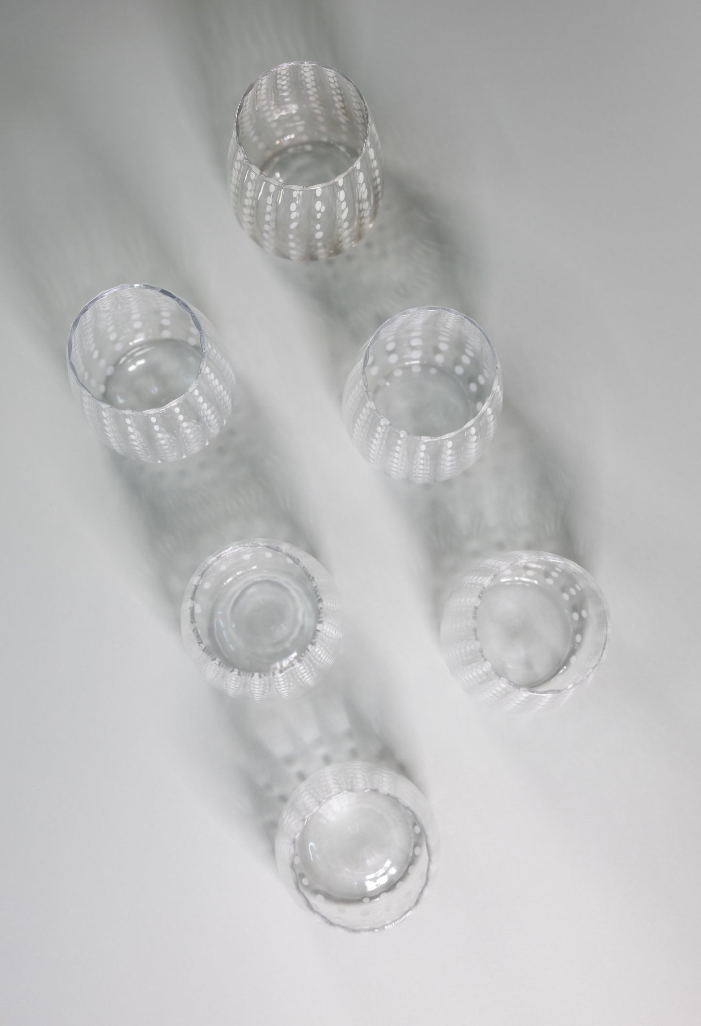 Juego de 4 vasos de cristal l  Color Transparente