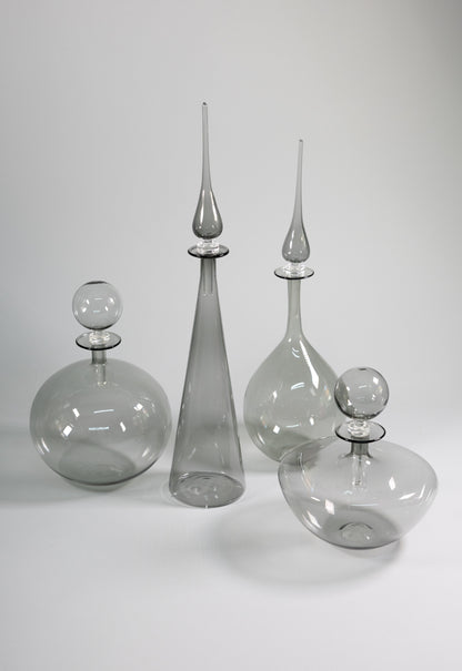 Set de 4 Decantadores de vino l Color Humo