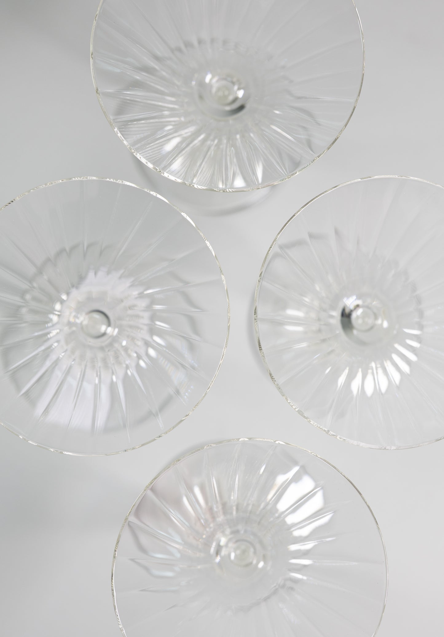 Juego de 4 copas martini