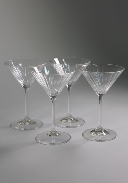 Juego de 4 copas martini