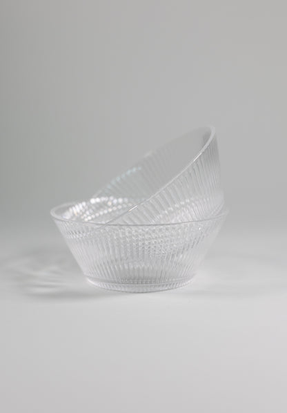 Juego de 2 Bowls aperitivos  de cristal