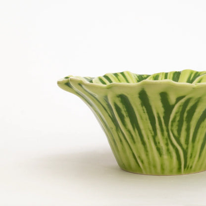 Juego de 4 Bowls de cerámica | Flor Verde