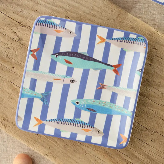 Juego de platos Cuadrados l Something Fishy