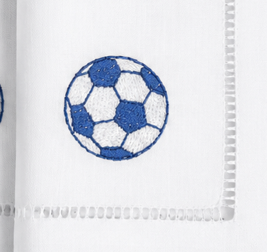 Servilleta de cocktail l Pelota de Fútbol Azul