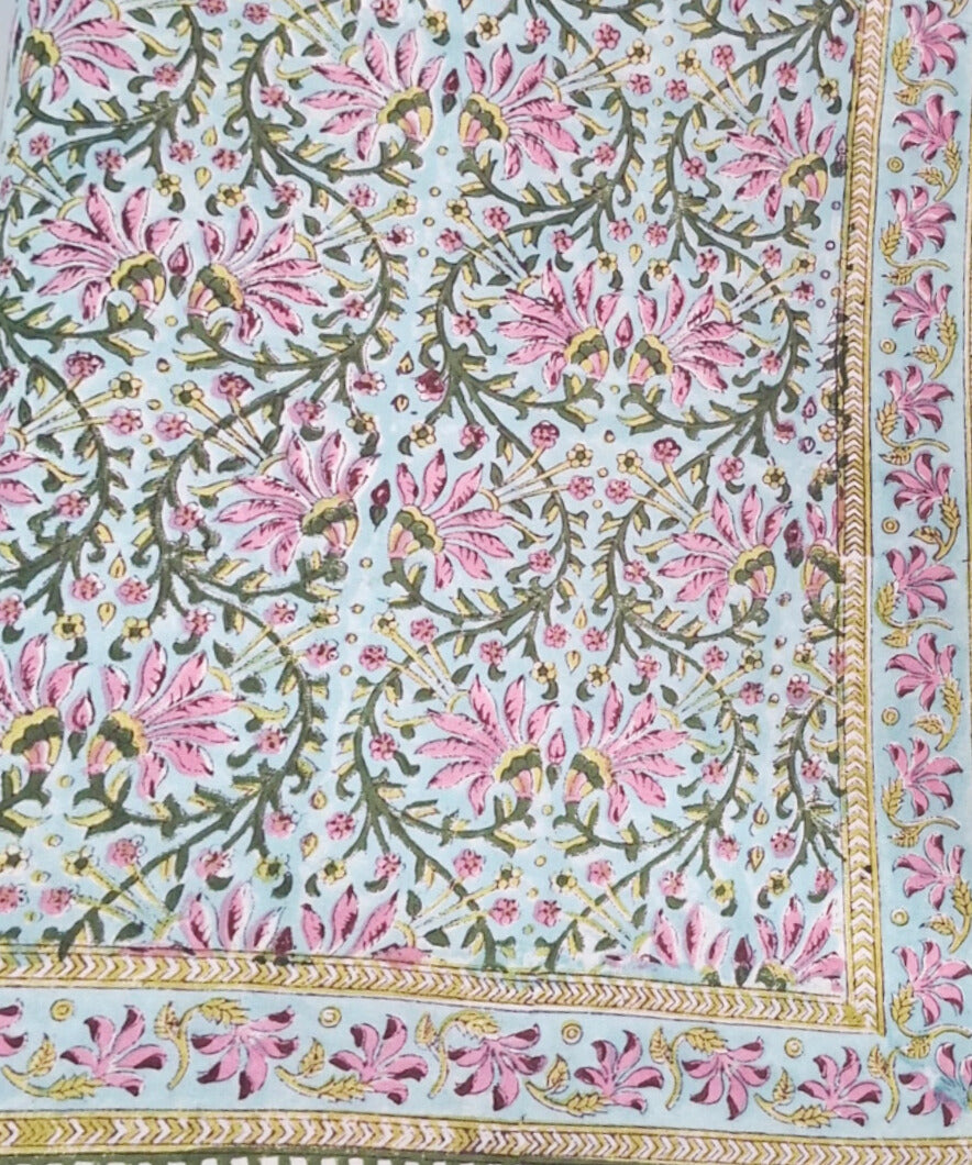 Mantel de la India azul