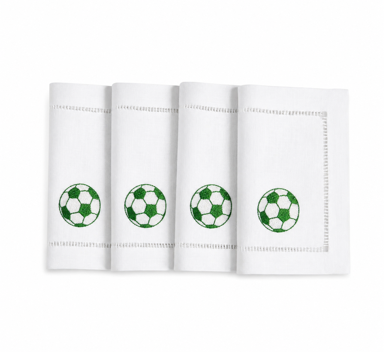 Servilleta de cocktail l Pelota de Fútbol Verde