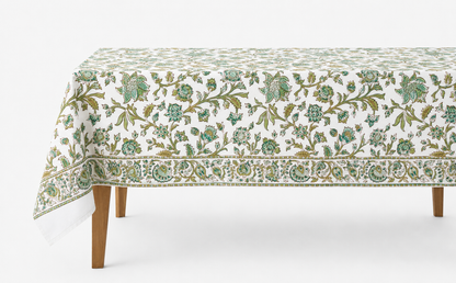 Mantel de la India Verde