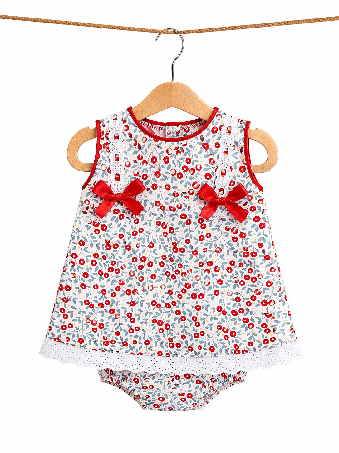 Vestido floreado l Color Rojo