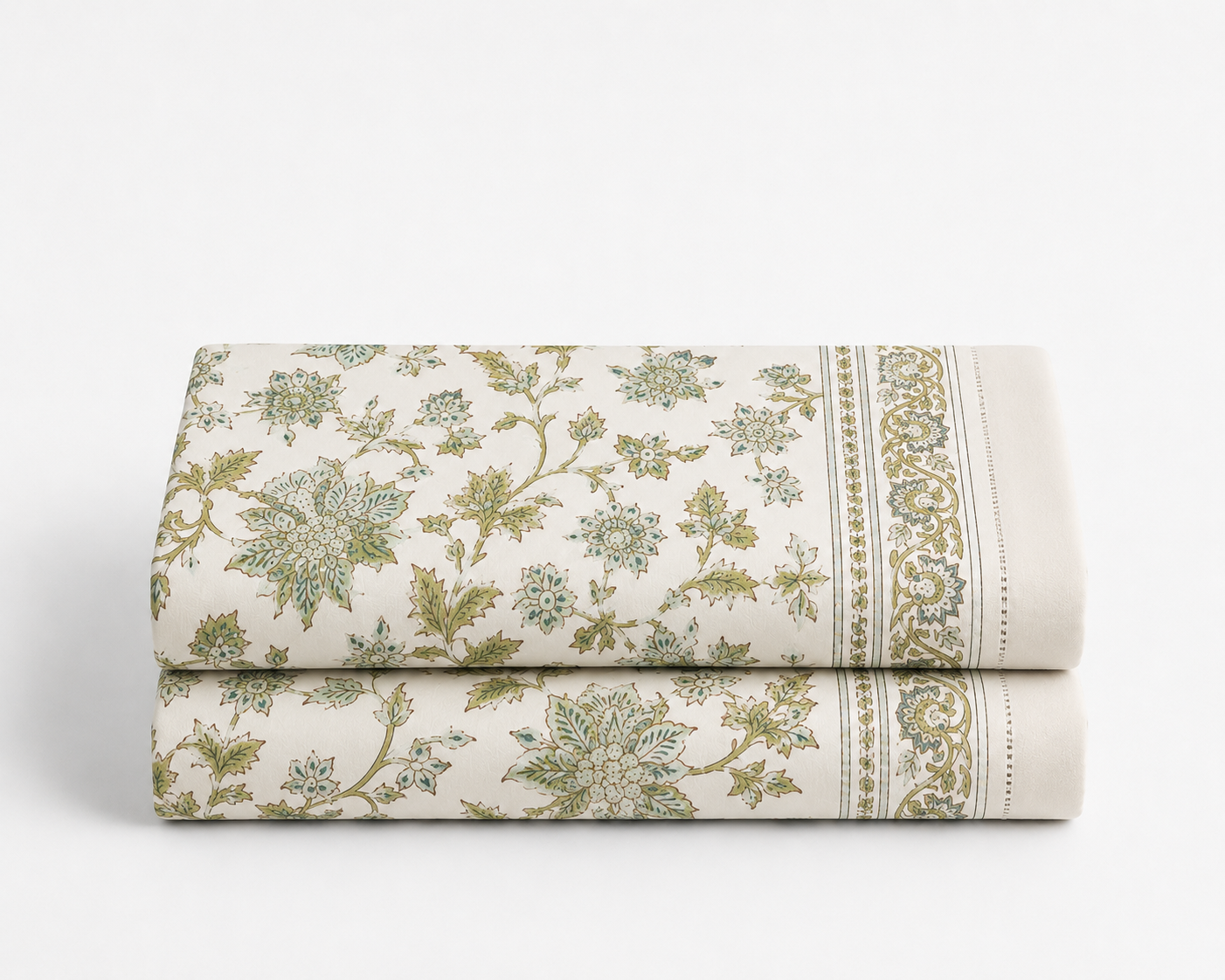 Mantel de la India Verde