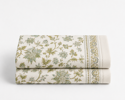 Mantel de la India Verde