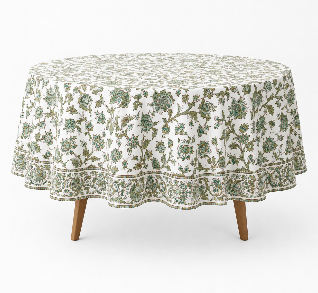 Mantel de la India Verde
