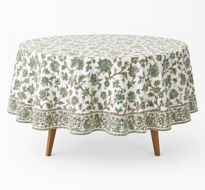 Mantel de la India Verde