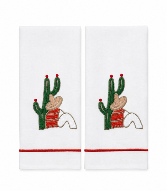 Par de toallas de lino l Campesino
