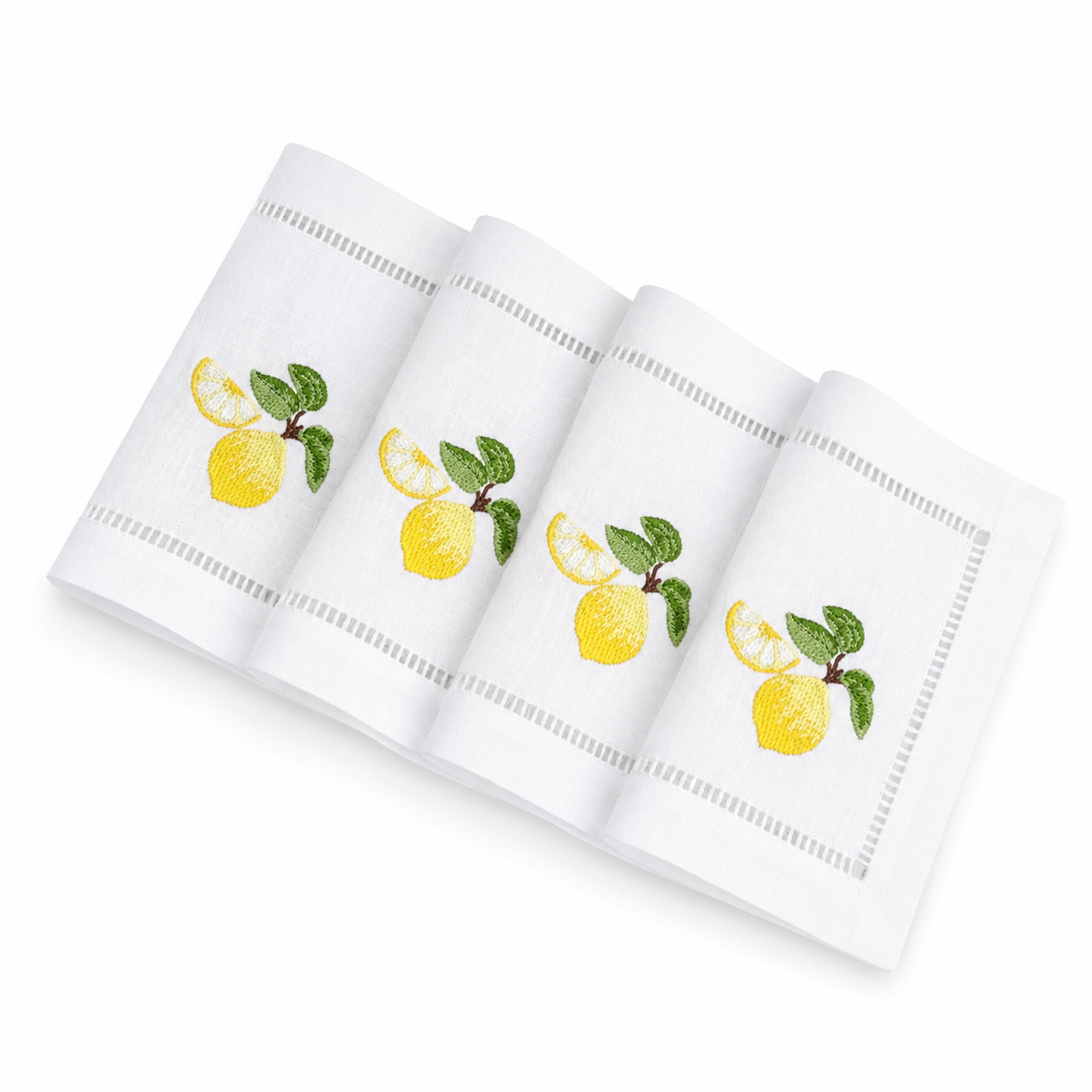 Juego de servilletas de cocktail limones