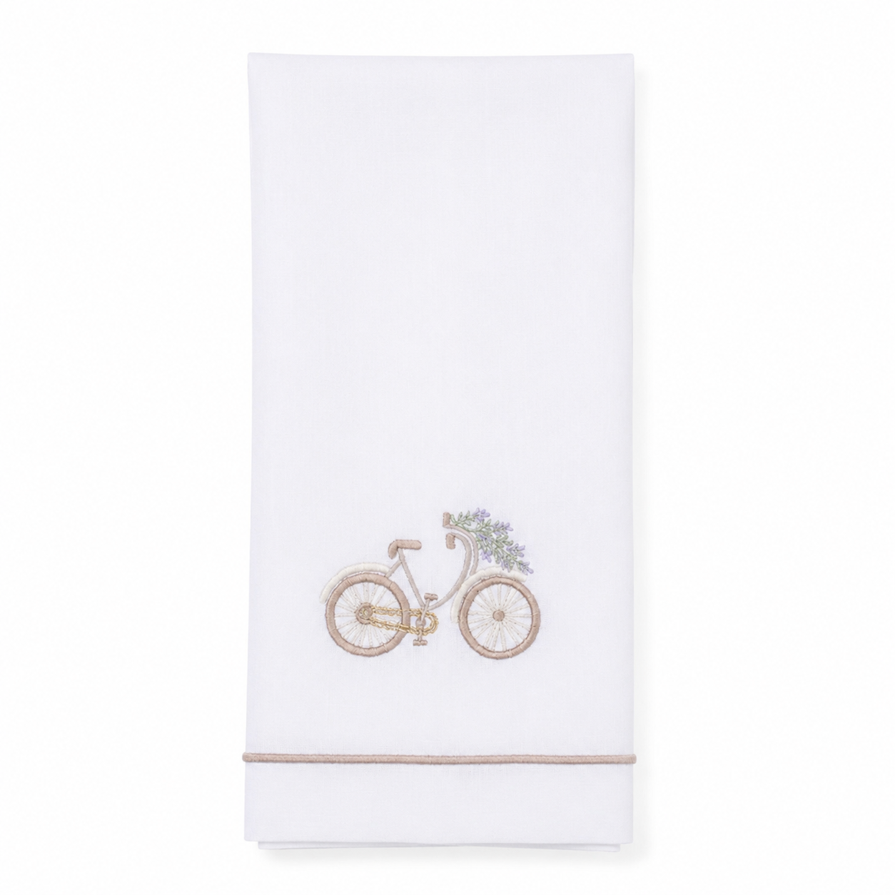 Par de toallas de lino l Bicicleta Café