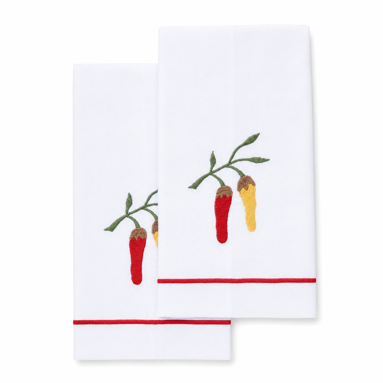 Par de toallas de lino l Chiles
