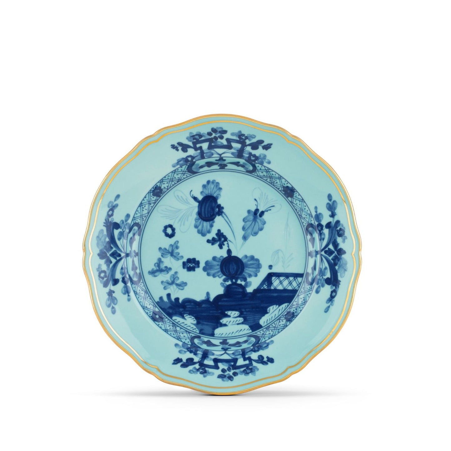 Juego de 4 Platos Cerámica Azul I 26.7 cm
