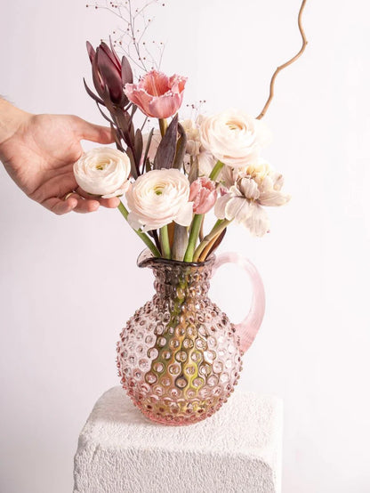 Jarra con relieve de bolitas Grande l Purpura