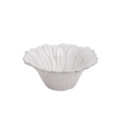 Juego de 4 Bowls de cerámica | Flor Blanca