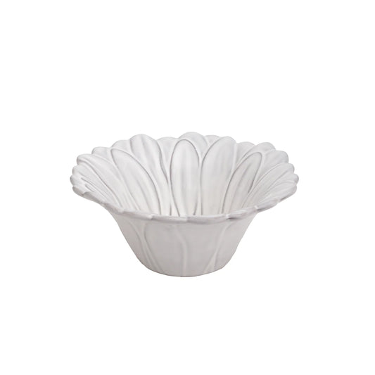 Juego de 4 Bowls de cerámica | Flor Blanca